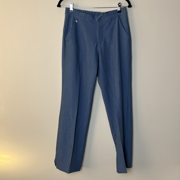 Figs Keroka Wide Leg Trouser Grey Graphite Scrub Pants size Small - Picture 6 of 14